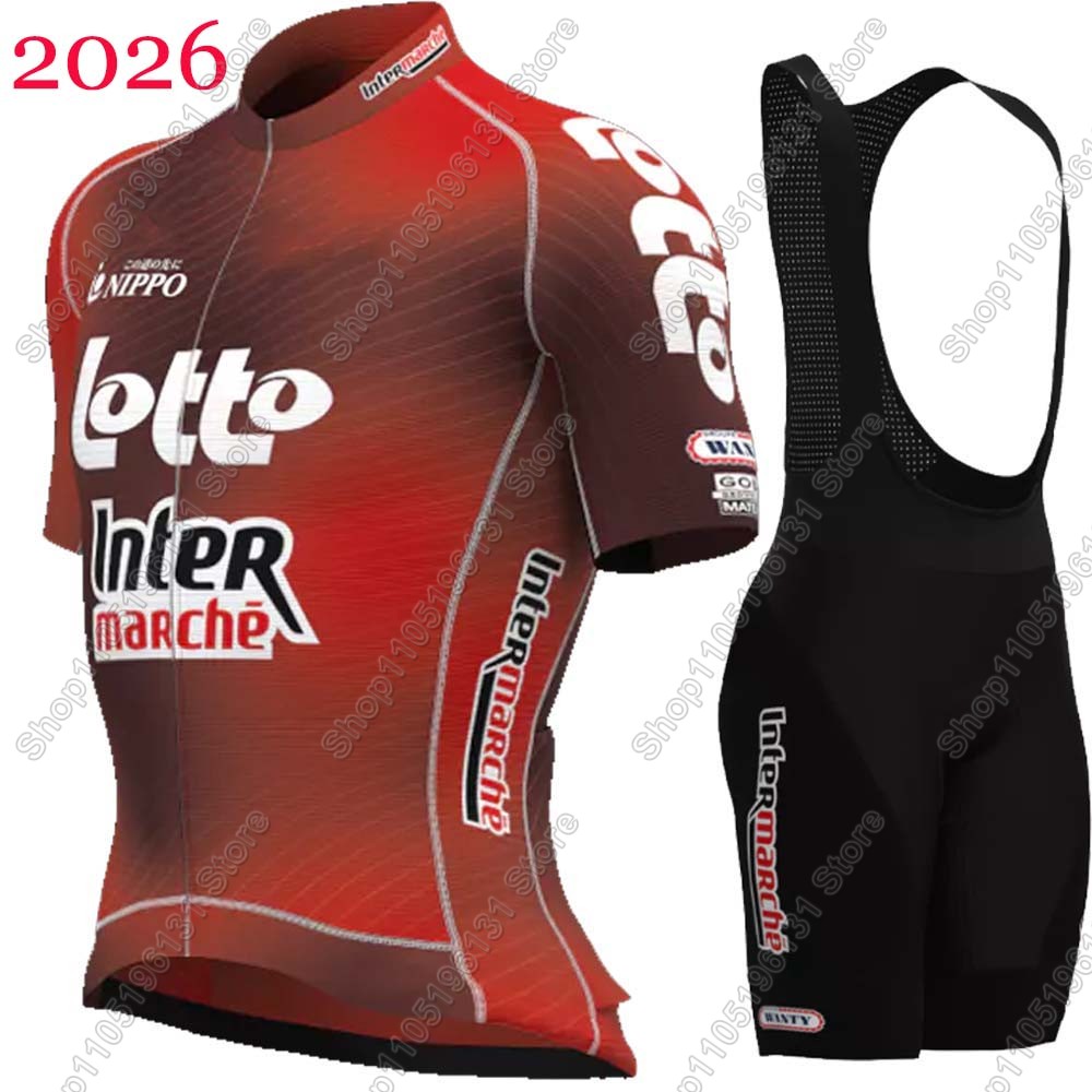Cycling Gear Jersey - ชุดจักรยาน Lotto Cycling 2026 สำหรับผู้ชาย ชุดฤดูร้อน