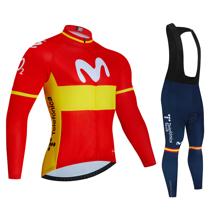 สเปน Movistar ฤดูใบไม้ร่วงแขนย - Cycling Gear Brands บทวิจารณ์และราคา