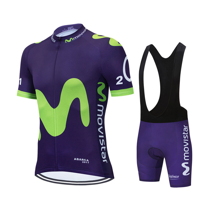 ฤดูร้อนใหม่ Movistar ทีมชุดขี่ - Cycling Gear Jersey บทวิจารณ์และราคา