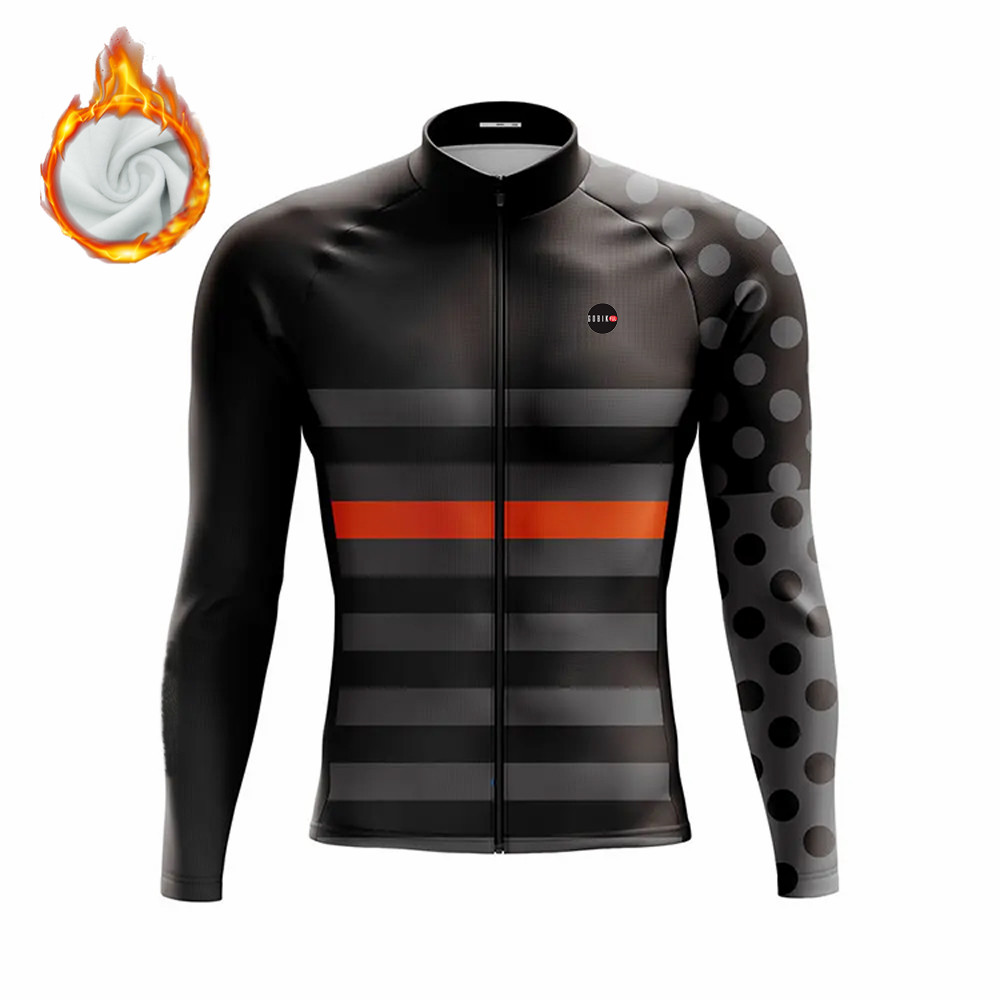 ฤดูหนาวขี่จักรยานผู้ชายแขนยาว  - Cycling Gear Jersey บทวิจารณ์และราคา